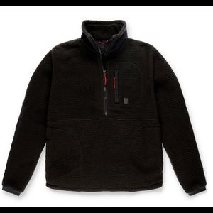 Topo Designs MOUNTAIN FLEECE PULLOVER - MEN'S - Large - Black